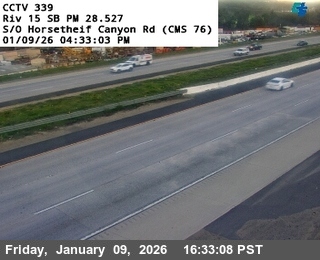 I-15 : (339) South of Horsethief Canyon Road