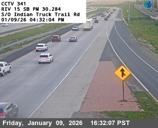 I-15 : (341) South of Indian Truck Trail Road