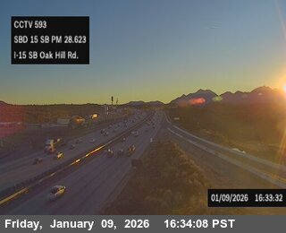 I-15 : (593) at Oak Hill Rd