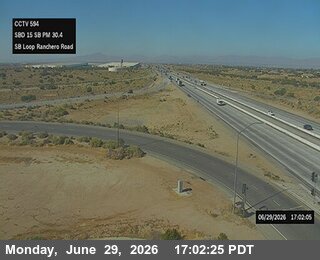 I-15 : (594) Ranchero Road Loop (s/o Route 395