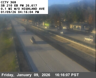 I-210 : (368) West of Highland Avenue