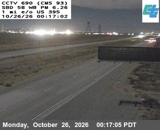SR-58 : (690) 1 Mi E/O SR-395